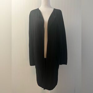 J. Crew Black Knit Sweater/Coat